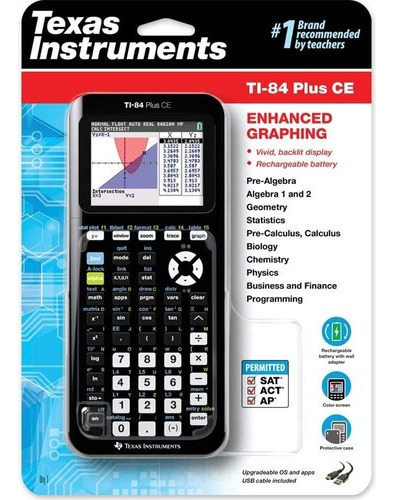 Calculadora Gráfica Ti-84 Ce Plus Texas Instruments Nueva 