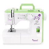 Maquina De Coser Recta Texi Joy 13 Verde Portátil 220v