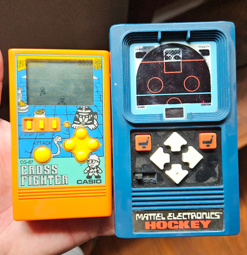 Oferta!! Juegos Casio Cross Fighter Mattel Hockey Pocketeers