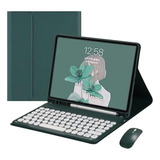 Funda C/teclado Pboyiqis Para iPad Mini 6g 2021 8.3inch Teal