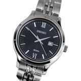 Reloj Seiko Sur707p1 Dama 100% Acero Cristal Duro 50m Gemma