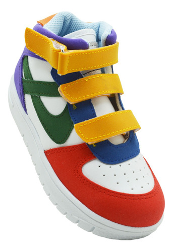 Tenis Bota Panam 011513-0024 Multicolor Niños