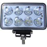 Faro Rectang. 8 Led 6(in) Kw