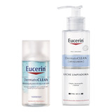 Combo Eucerin Limpieza Dermatoclean Bifásico + Milk Dry Skin