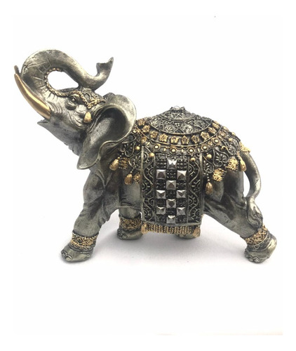 Figura Decorativa Elefante Hindu Mediano