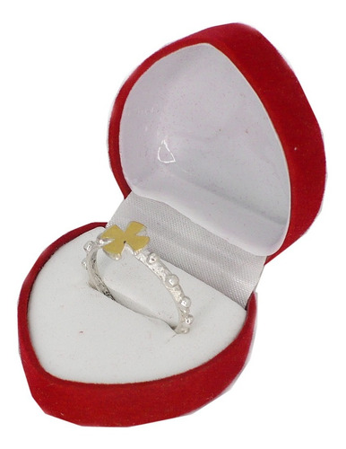 Anillo Rosario Vasco Plata 925 Y Cruz En Oro Hombre Mujer