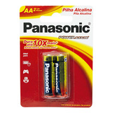Pilha Alcalina Panasonic Peq Aa2 C/2