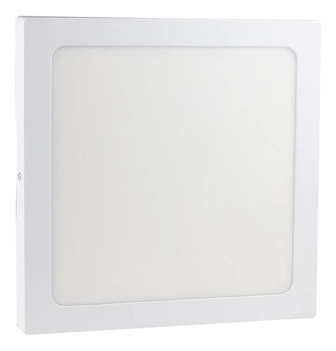 Plafon Led 25w Embutir Com Luz De Emergencia Integrada 8h 