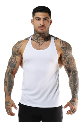 Playera Olimpica Tank Top Deportiva Bata De Hombre Fenix Fit