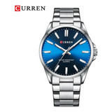 Reloj Para Hombre Curren 9090 9090 Plateado