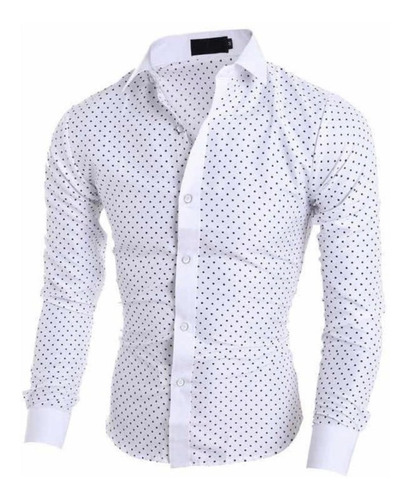 Camisa Hombre Slim Fit Casual Formal Vestir Moda   G Estre