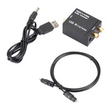 Conversor Audio Digital Smart Tv A Rca C/ Bluetooth + Cables