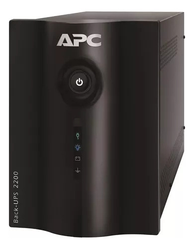 Nobreak Apc Back Ups 2200va/1360w Senoidal Bivolt Saída 127v Cor Preto