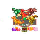 5 Globos Metalicos Dinosaurios Pequeños Centro Mesa