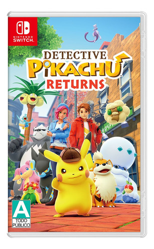 Videojuego Nintendo Swtich Detective Pikachu Returns Esrb