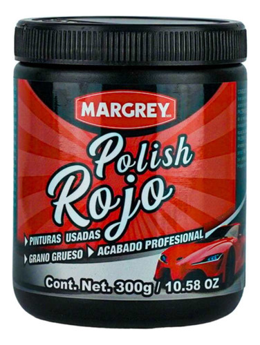 Pulimento Quita Rayones - Polish Rojo Margrey 300gr