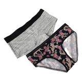 Set Calzon Pink Y Boxer Victoria Secret Mujer