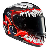 Casco Integral Hjc Mc1 Marvel Venom Pista Fib Carbono - Cuot