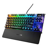 Teclado Gamer Steelseries Apex 7 Tkl Qwerty Qx2 Red Inglés U