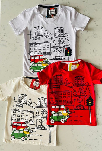 Camiseta Estampada Ciudad