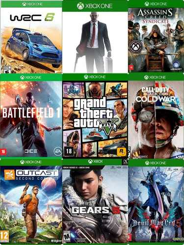 Pacote De Jogos Xbox One/series S,x 