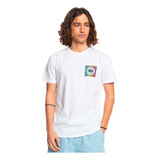 Polera  Quiksilver Shadow Groove Hombre Blanco