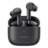 Auriculares Bluetooth Niviko Tws In Ear Buds Nvk-a8590 Negro