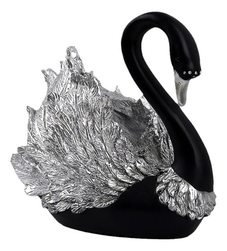 Fwefww Estatua De Cisne Negro, Escultura Animal Moderna