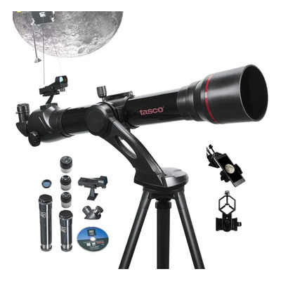 Telescopio Tasco Spacestation 70mm Refractor Montura Altazimutal Punto Rojo | Meses sin interés