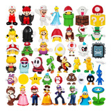 Super Mario Bross, Luigi, Yoshi, Juguetes Niños 48 Pcs