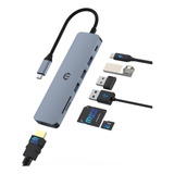 Sutoug Docking Station 7 En 1 Usb C Hub Adaptador Multipuert