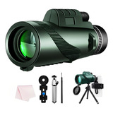 Telescopio Monocular Hd + Tripode + Soporte Celular Regalo