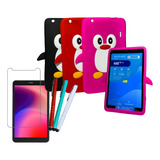 Capa Pinguim P/ Tablet Lg8.3 V500 + Pelicula + Caneta Touch