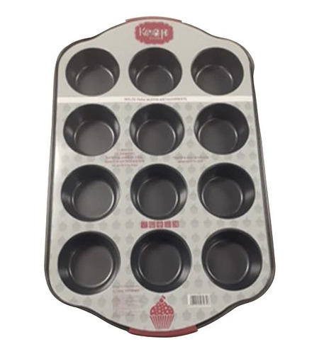 Molde Muffin Cakes De 12 Unidades 45 X 29 X 5 X 0,4cm Keep