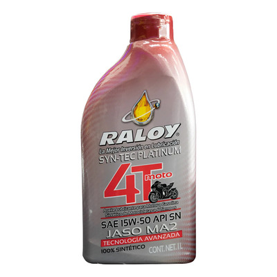 Lubricante Aceite Syn-tec Platinum 4t Raloy | Meses sin interés