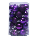 N1 34 Pcs Christmas Tree Decoration Balls 4cm Christmas 4691