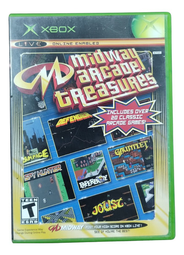 Midway Arcade Treasures Juego Original Xbox Clasica