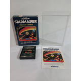 Atari 2600 Starmaster En Su Caja, Juego, Manual Y Protector 