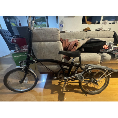 Bicicleta Plegable Brompton Negro 15