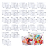 48 Cajas De Plastico Acrilico Transparente Para Exhibicion, 