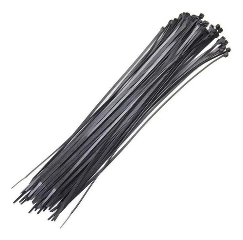 Eorca Gato Cinta Abraçadeira Nylon 7,2mm X 500mm 100un Cor Preto