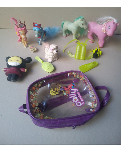 Lote Juguetes Palace Pets Little People Polly Pucca Barbie