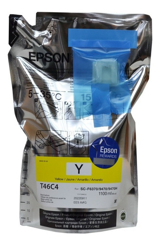 Tinta Epson Ultrachrome Ds Amarillo T46c4