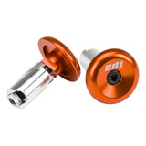 Puños Moto Odi Aluminum Bar End Plugs Naranja