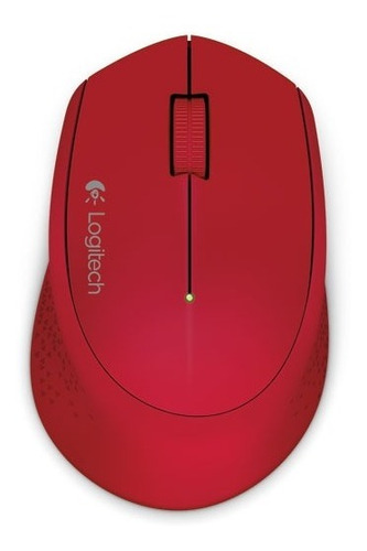 Mouse Inalambrico Logitech M280 Conexion Usb Color Rojo