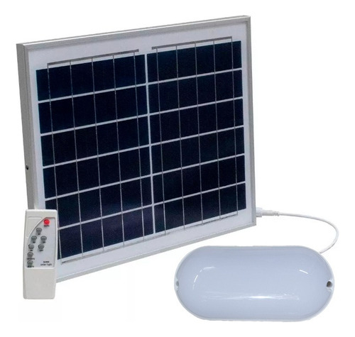 Lampara Led Solar 25w Para Sobreponer Uso En Exterior Lsm25