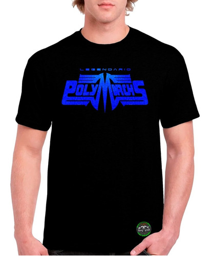 Playera Polymarchs Azul Metalico (manga Corta)