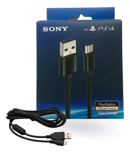 Cable De Carga Rapida Para Joystick De Ps4 1.5 Mts Calidad