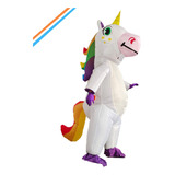 Traje De Disfraz Para Mascota, Unicornio Inflable, Lindo