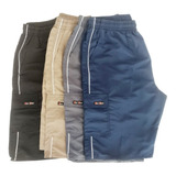  Bermudas Shorts Academia Caminhada Tactel Adulto Kit C/3